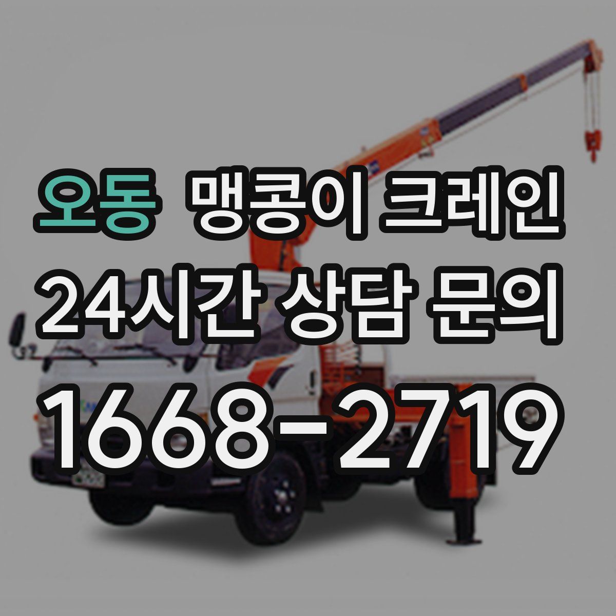 오동 맹콩이 크레인