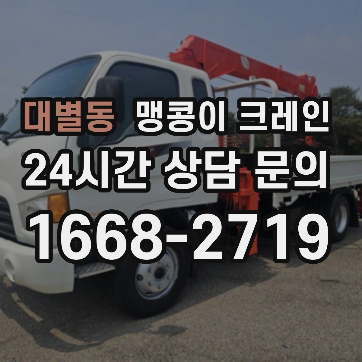 대별동 맹콩이 크레인