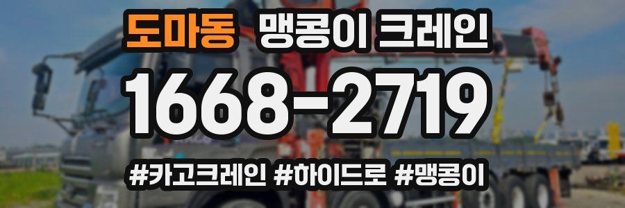 도마동 맹콩이 크레인