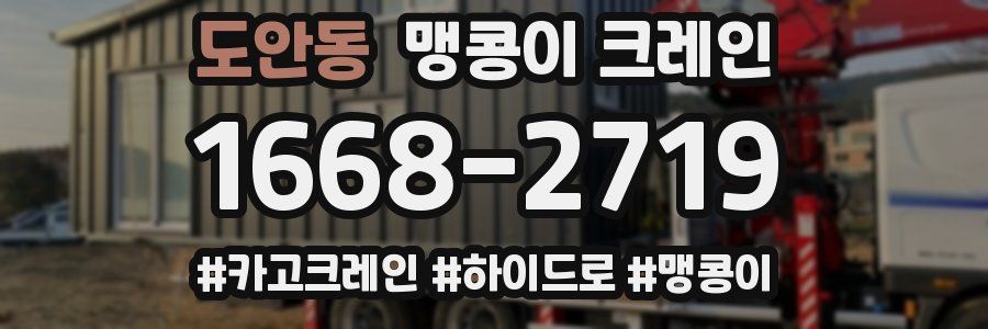 도안동 맹콩이 크레인