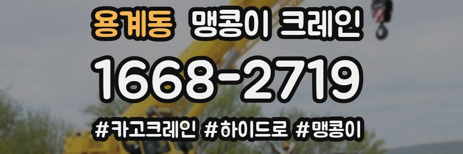 용계동 맹콩이 크레인
