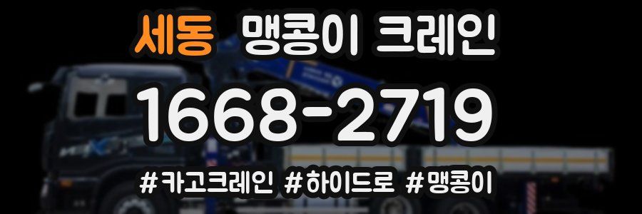 세동 맹콩이 크레인