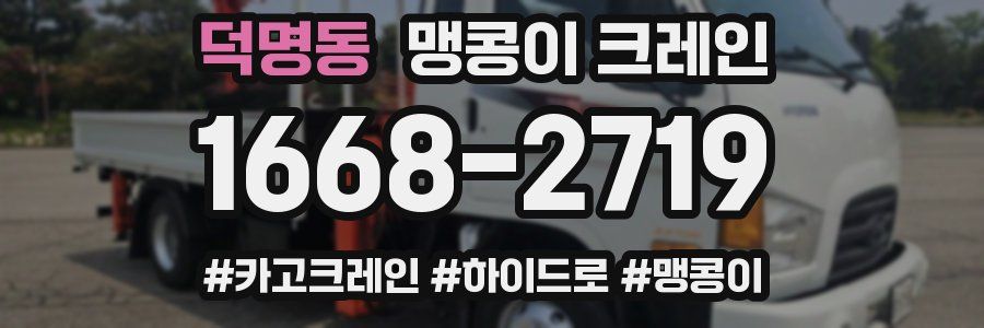 덕명동 맹콩이 크레인