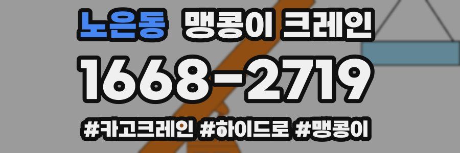 노은동 맹콩이 크레인