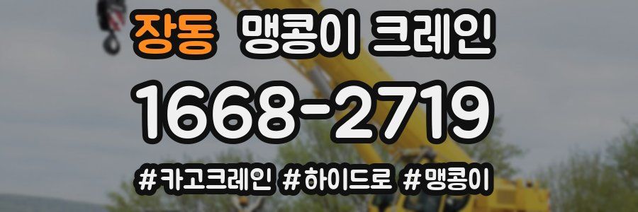 장동 맹콩이 크레인