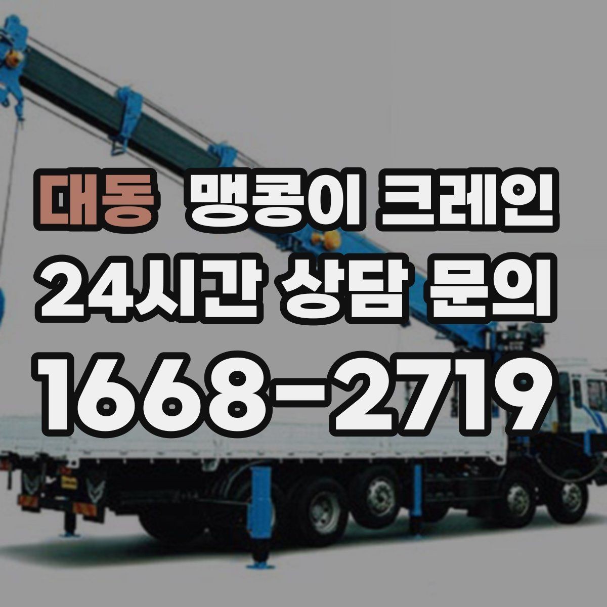 대동 맹콩이 크레인 냉동·냉장 장비 반입 시 주의할 점