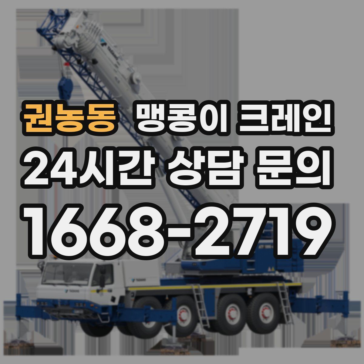 권농동 맹콩이 크레인
