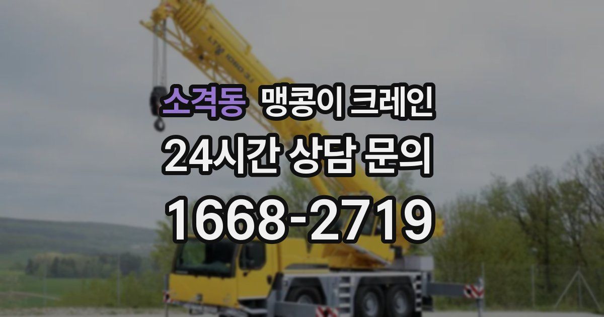 소격동 맹콩이 크레인