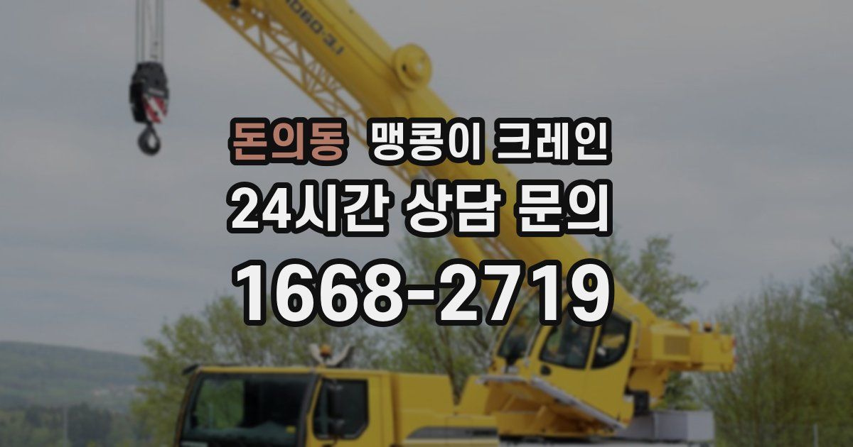 돈의동 맹콩이 크레인