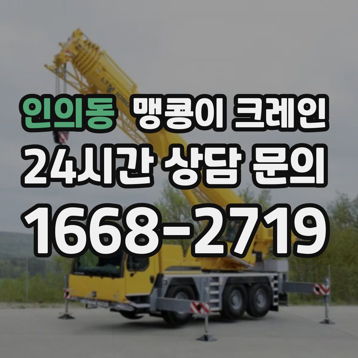 인의동 맹콩이 크레인