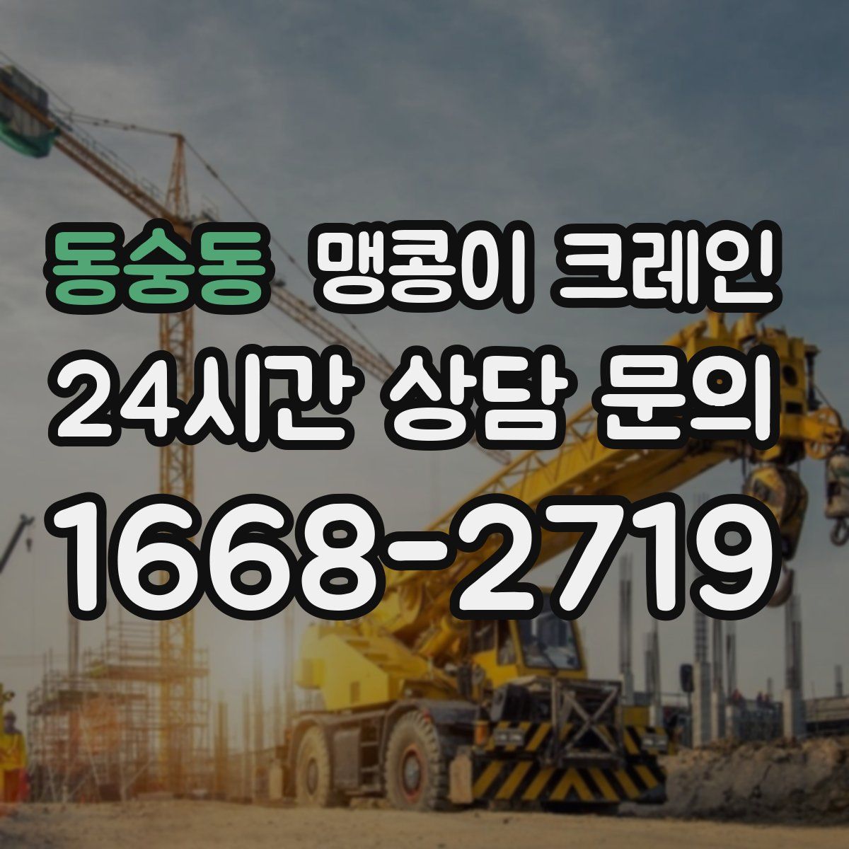 동숭동 맹콩이 크레인