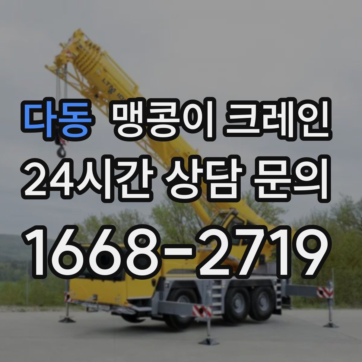 다동 맹콩이 크레인
