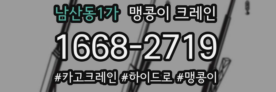 남산동1가 맹콩이 크레인