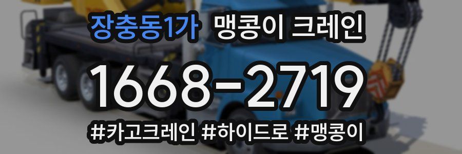 장충동1가 맹콩이 크레인