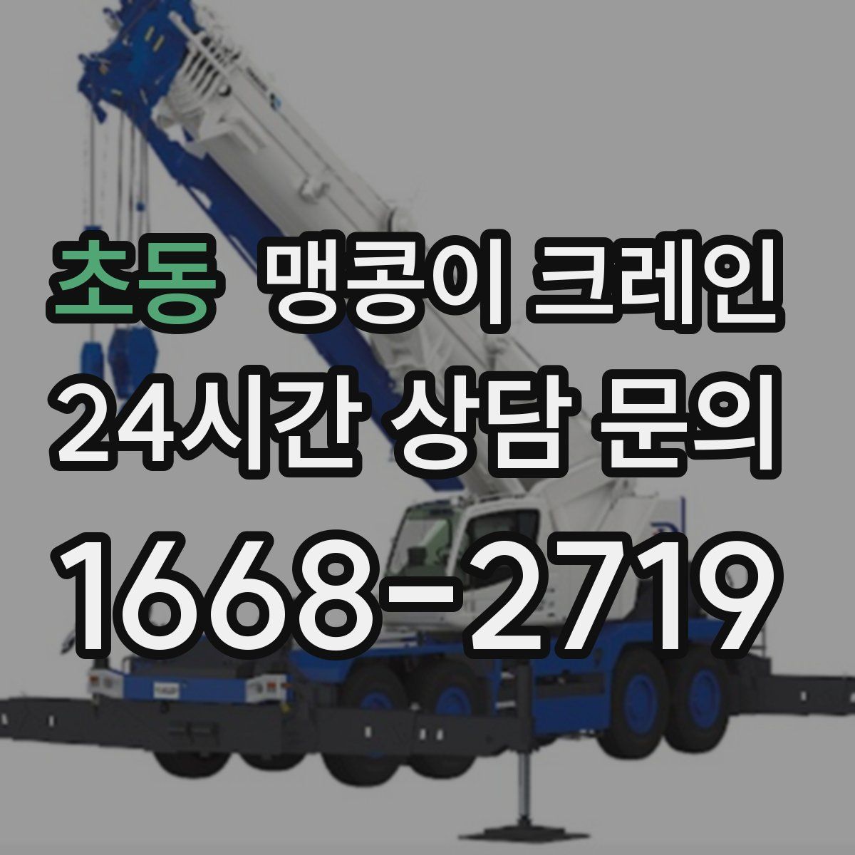 초동 맹콩이 크레인
