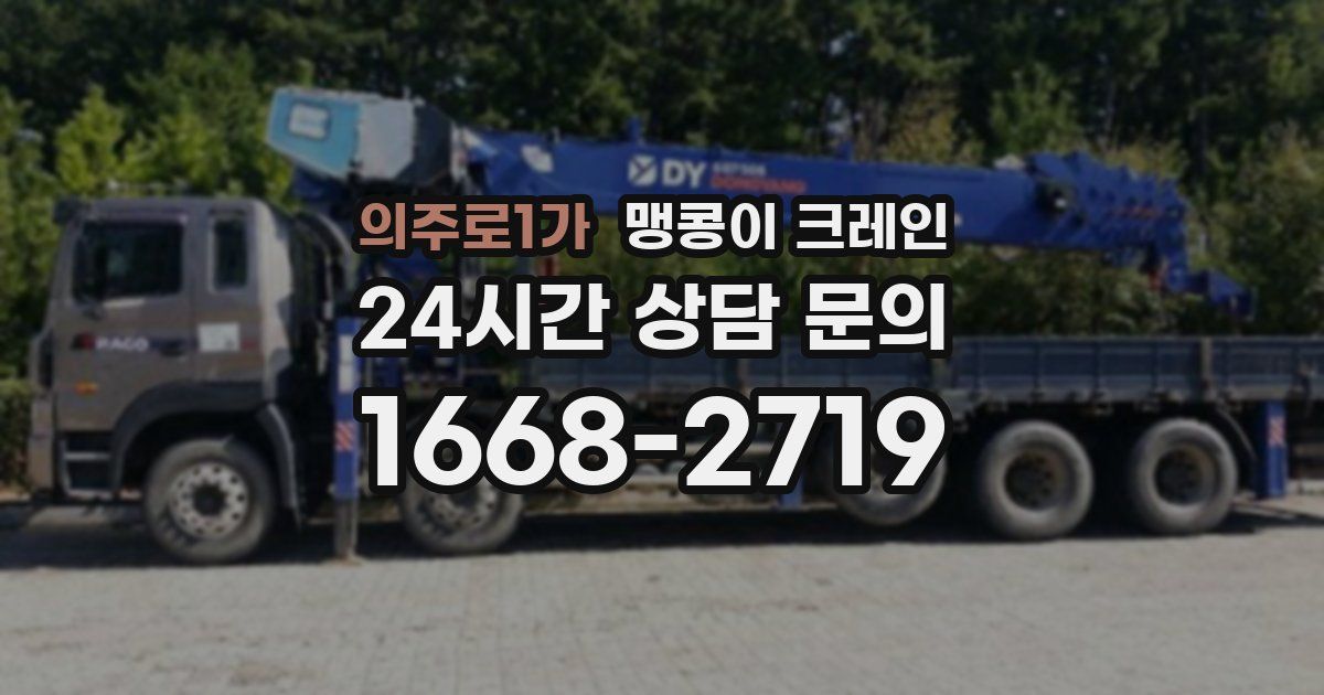 의주로1가 맹콩이 크레인