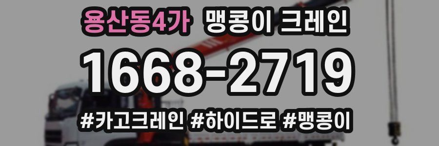 용산동4가 맹콩이 크레인