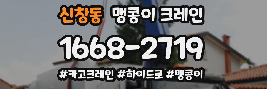 신창동 맹콩이 크레인