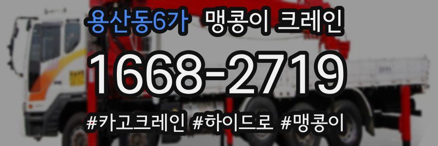 용산동6가 맹콩이 크레인