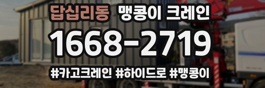 답십리동 맹콩이 크레인