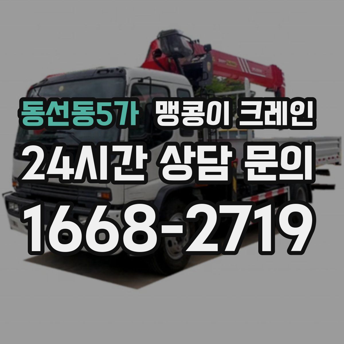 동선동5가 맹콩이 크레인