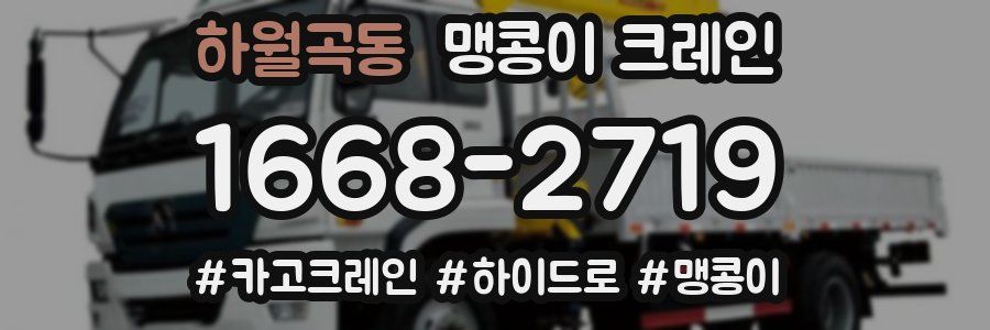 하월곡동 맹콩이 크레인