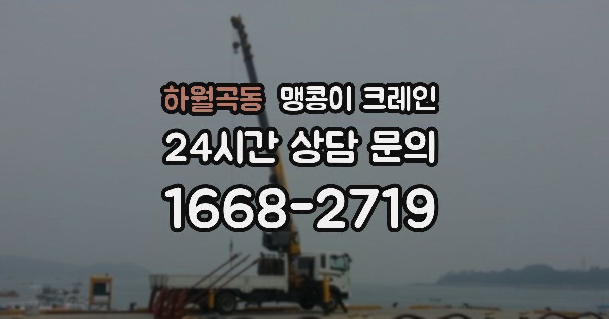 하월곡동 맹콩이 크레인