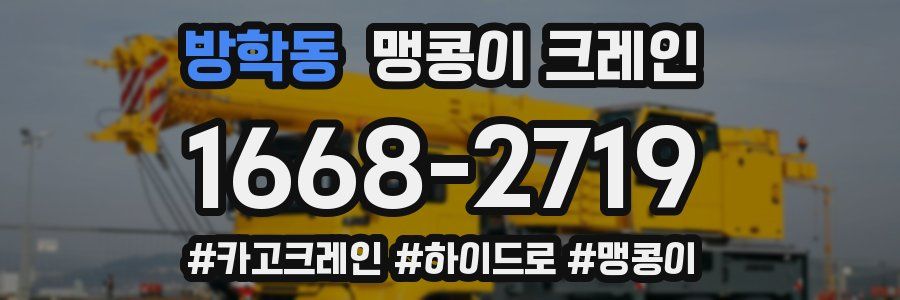 방학동 맹콩이 크레인