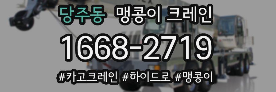 당주동 맹콩이 크레인