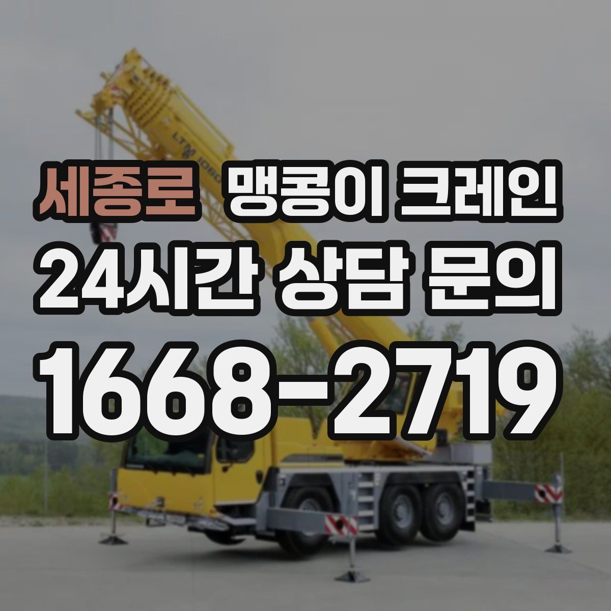 세종로 맹콩이 크레인