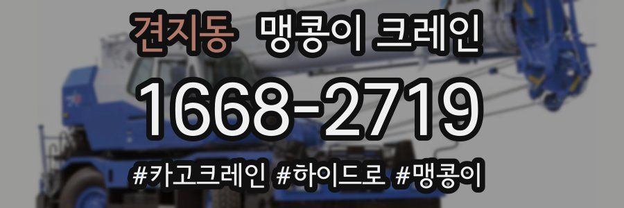 견지동 맹콩이 크레인