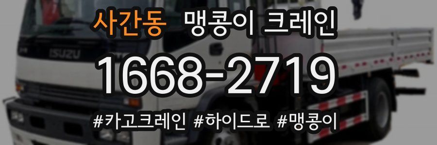 사간동 맹콩이 크레인