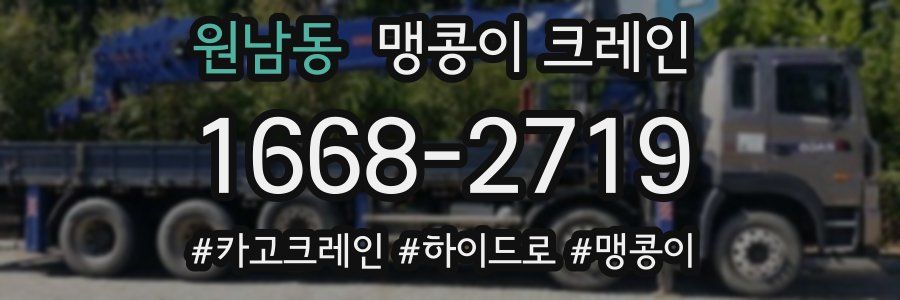 원남동 맹콩이 크레인