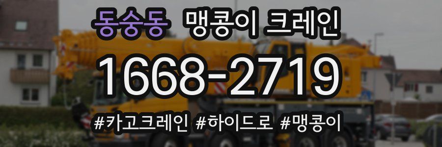 동숭동 맹콩이 크레인