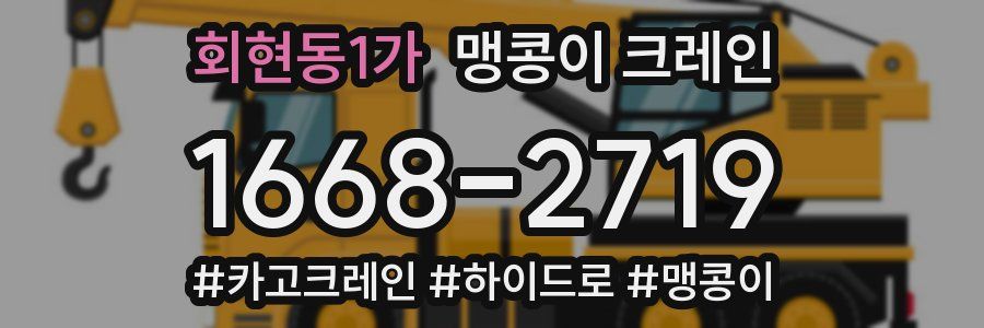 회현동1가 맹콩이 크레인