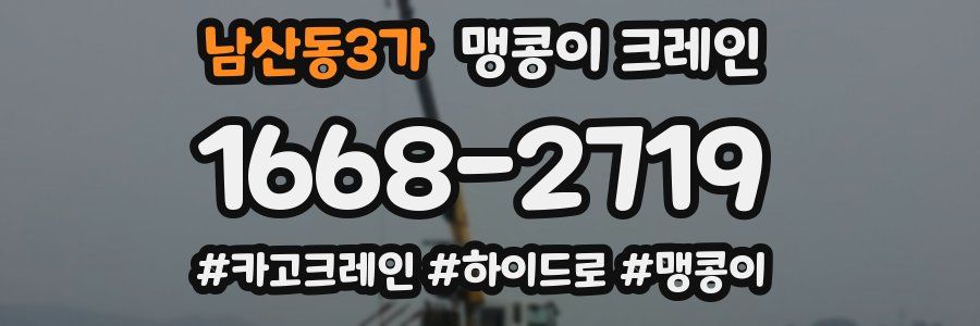 남산동3가 맹콩이 크레인
