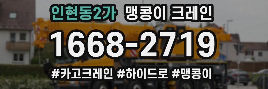 인현동2가 맹콩이 크레인