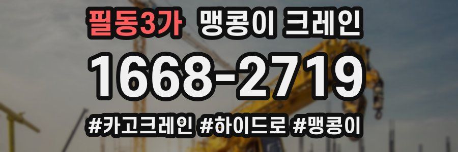 필동3가 맹콩이 크레인