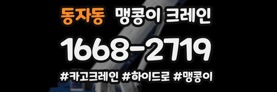 동자동 맹콩이 크레인