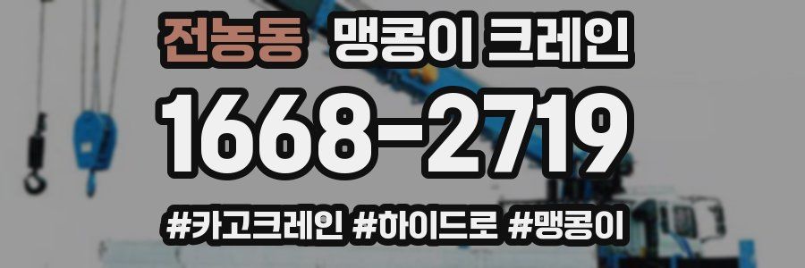전농동 맹콩이 크레인