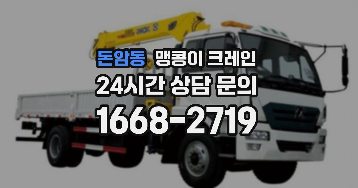 돈암동 맹콩이 크레인