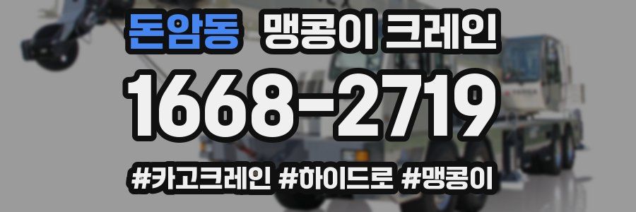 돈암동 맹콩이 크레인