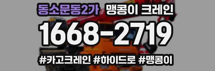 동소문동2가 맹콩이 크레인
