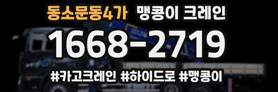 동소문동4가 맹콩이 크레인