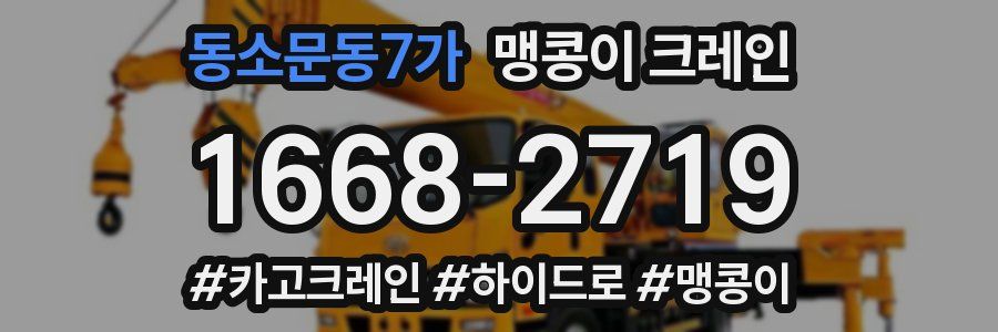동소문동7가 맹콩이 크레인