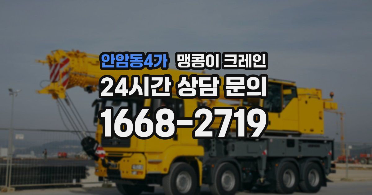 안암동4가 맹콩이 크레인