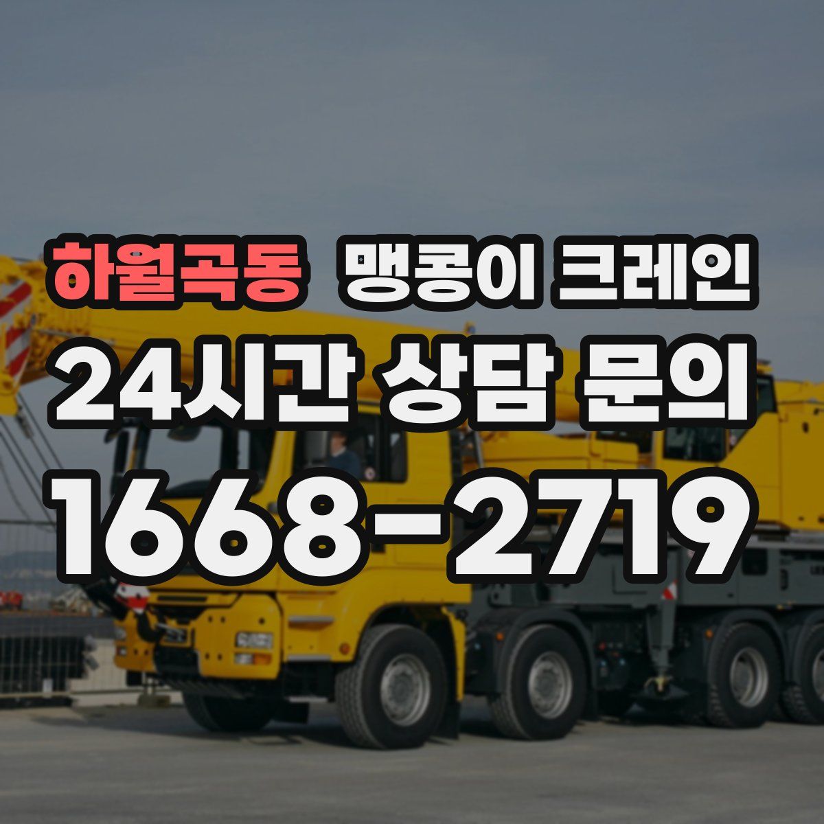 하월곡동 맹콩이 크레인
