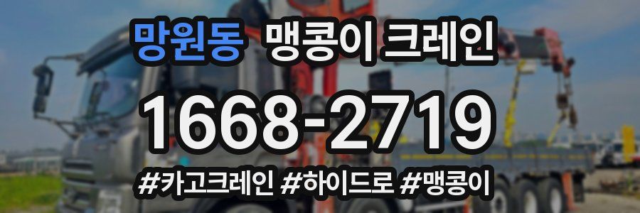 망원동 맹콩이 크레인