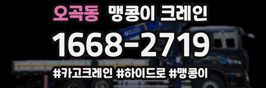 오곡동 맹콩이 크레인
