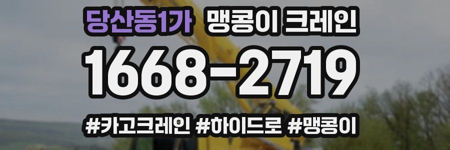 당산동1가 맹콩이 크레인